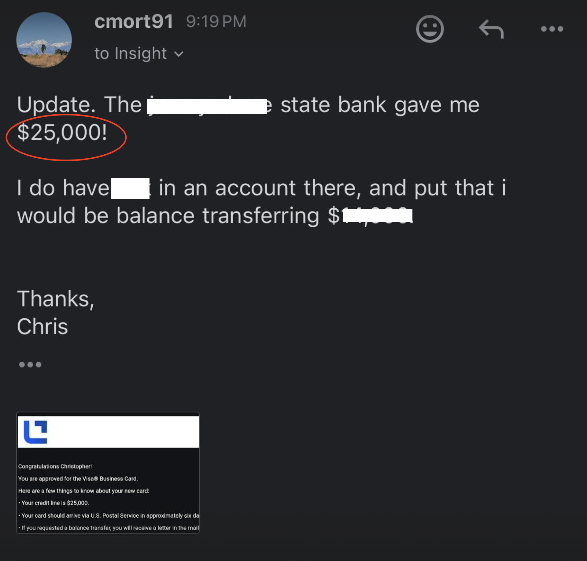 Client funding result screenshot 30