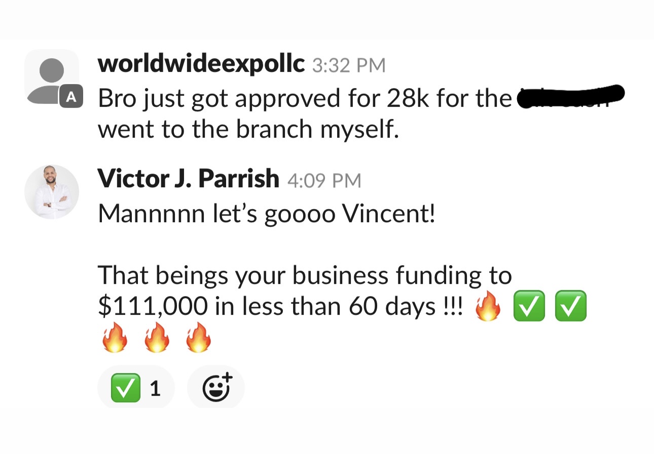 Client funding result screenshot 5