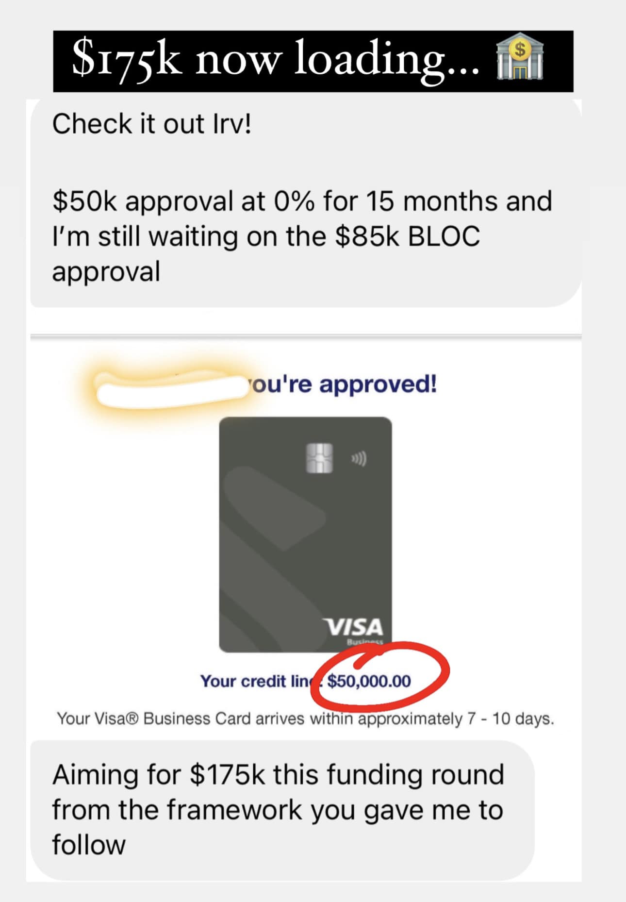Client funding result screenshot 7